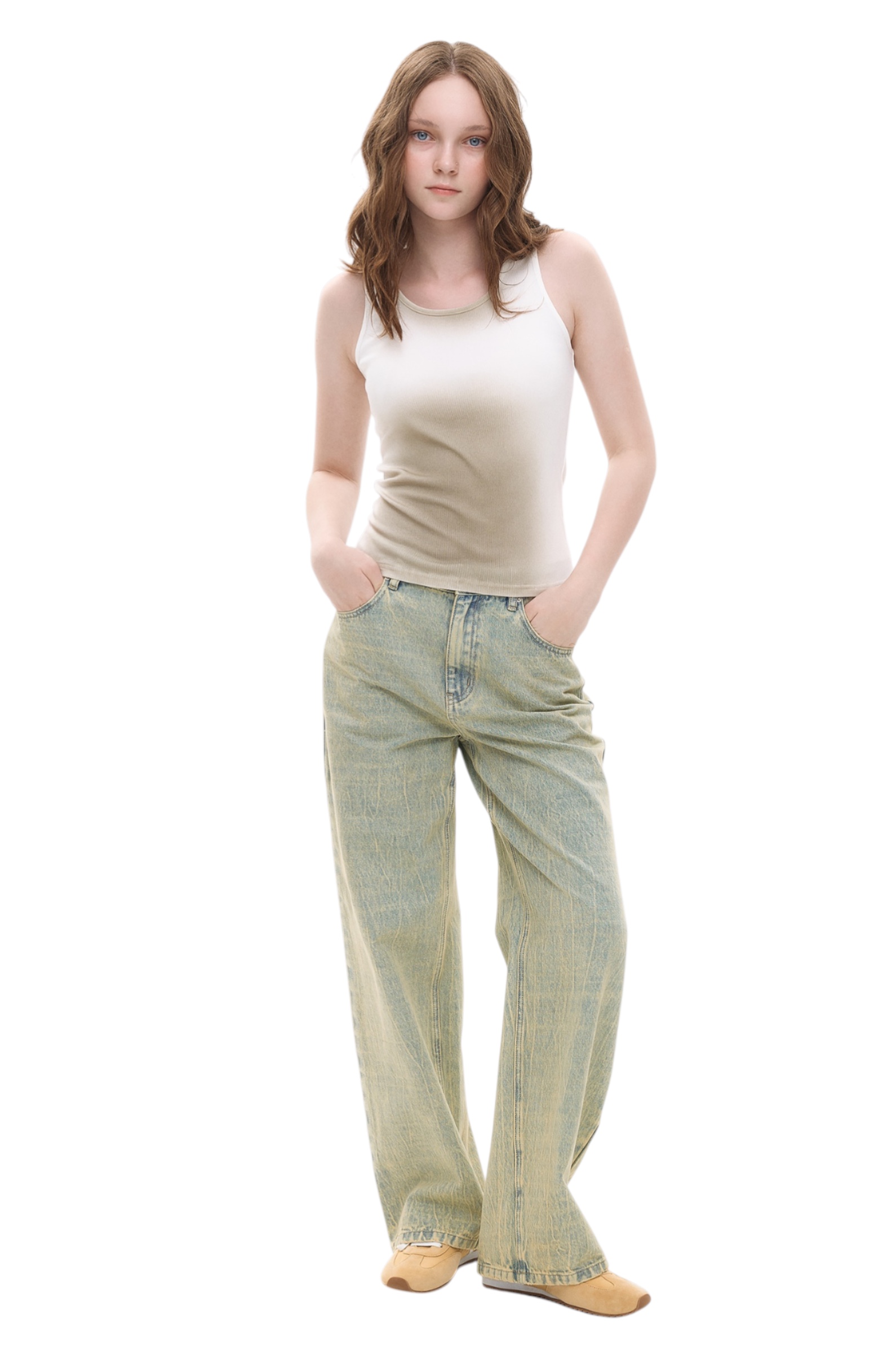 Майка дев. АРТ.AA235039,бел-беж,хл-вис-эл