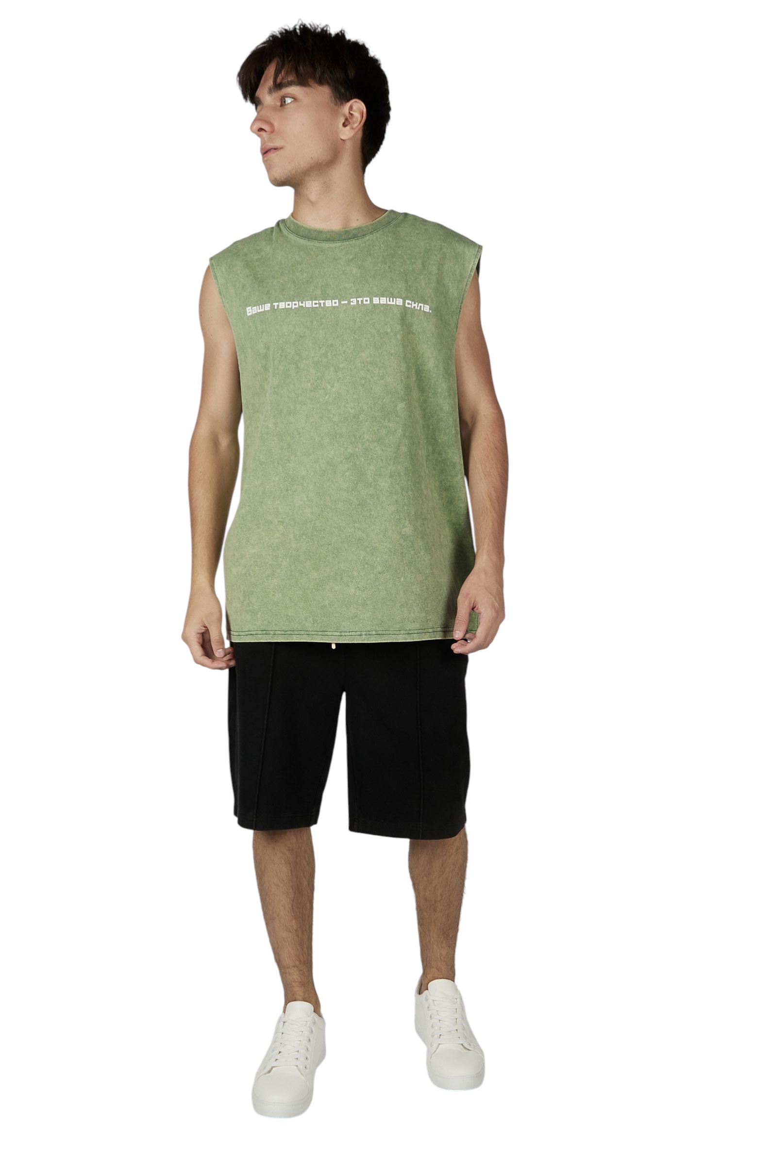 Майка мал.АРТ.B-TS36024,зел,хл