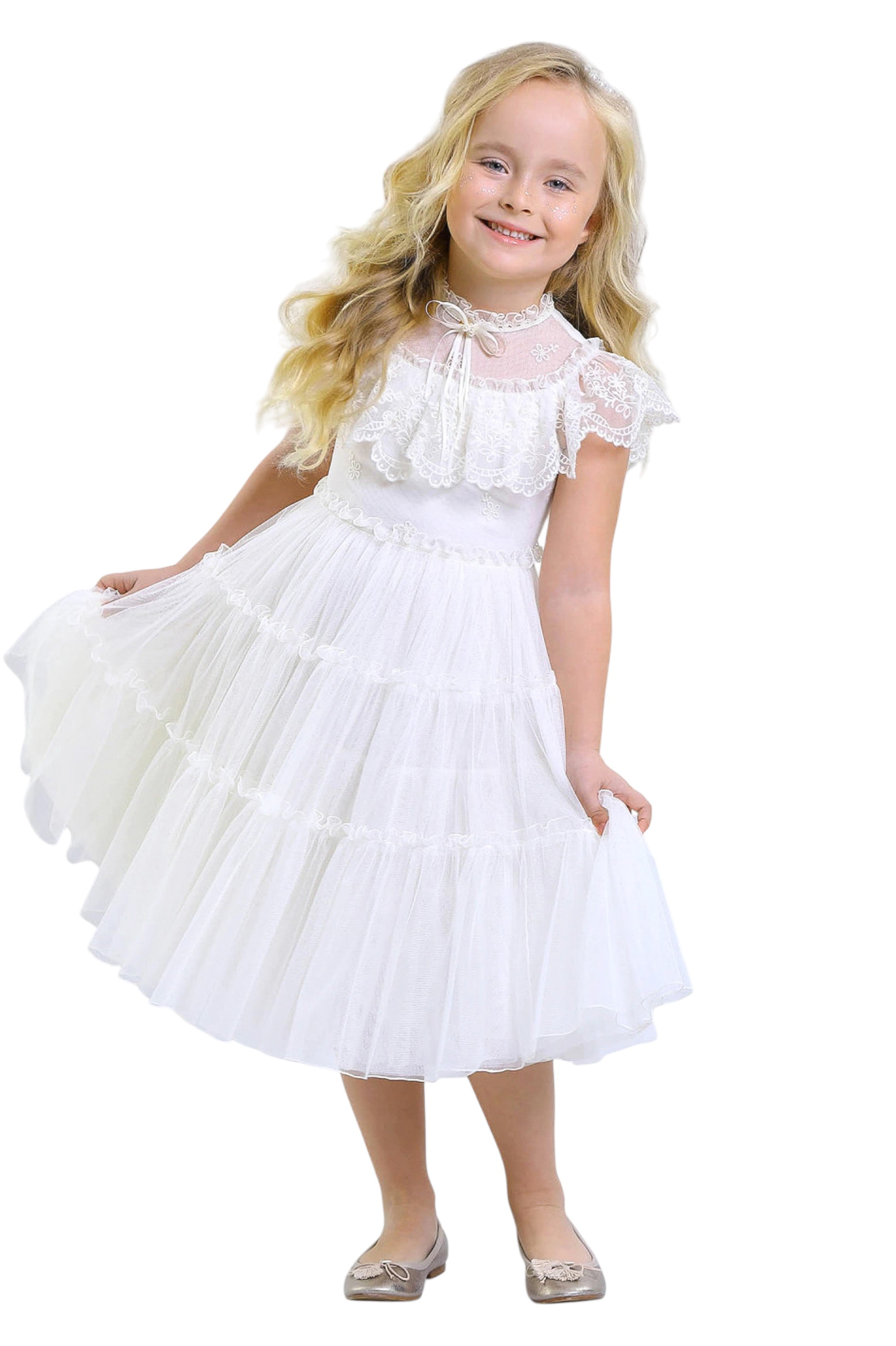 Платье дев. АРТ.2818-125-СВ,мол,пэ/хл-эл-пэ-вис