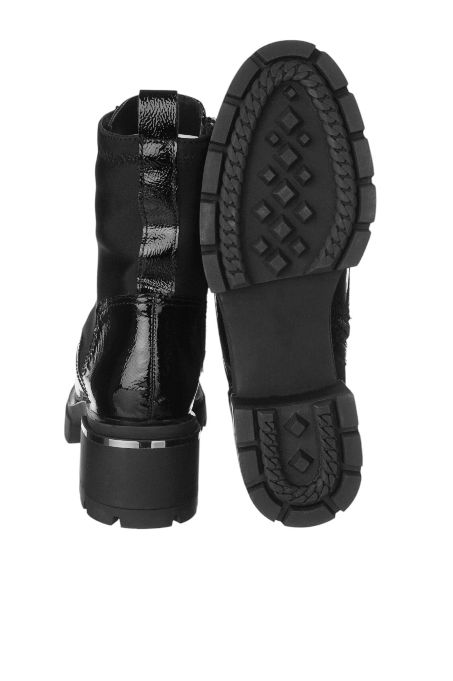 Ботинки жен. АРТ.SF2110S144,чер,н.л-тек/н.к/тек-н.к