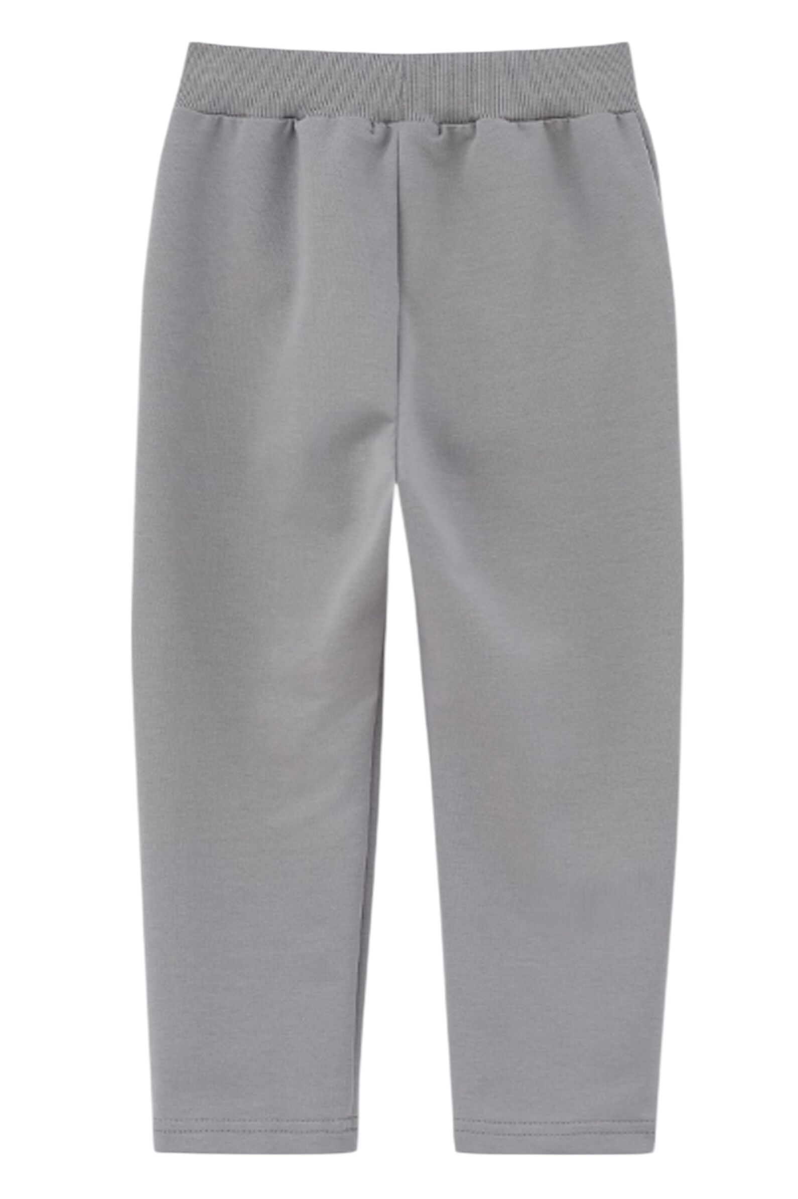 Брюки дев. АРТ.250019,сер,хл-эл