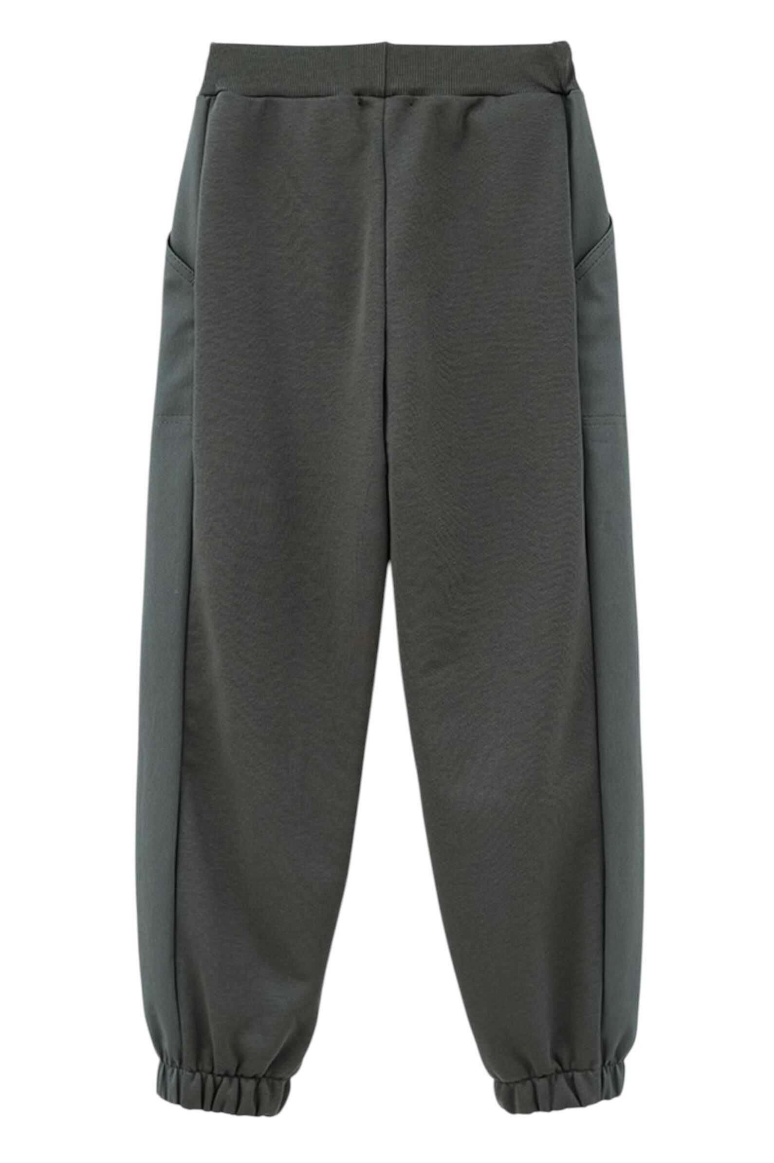 Брюки мал. АРТ.252124,сер-зел,хл-пэ-эл