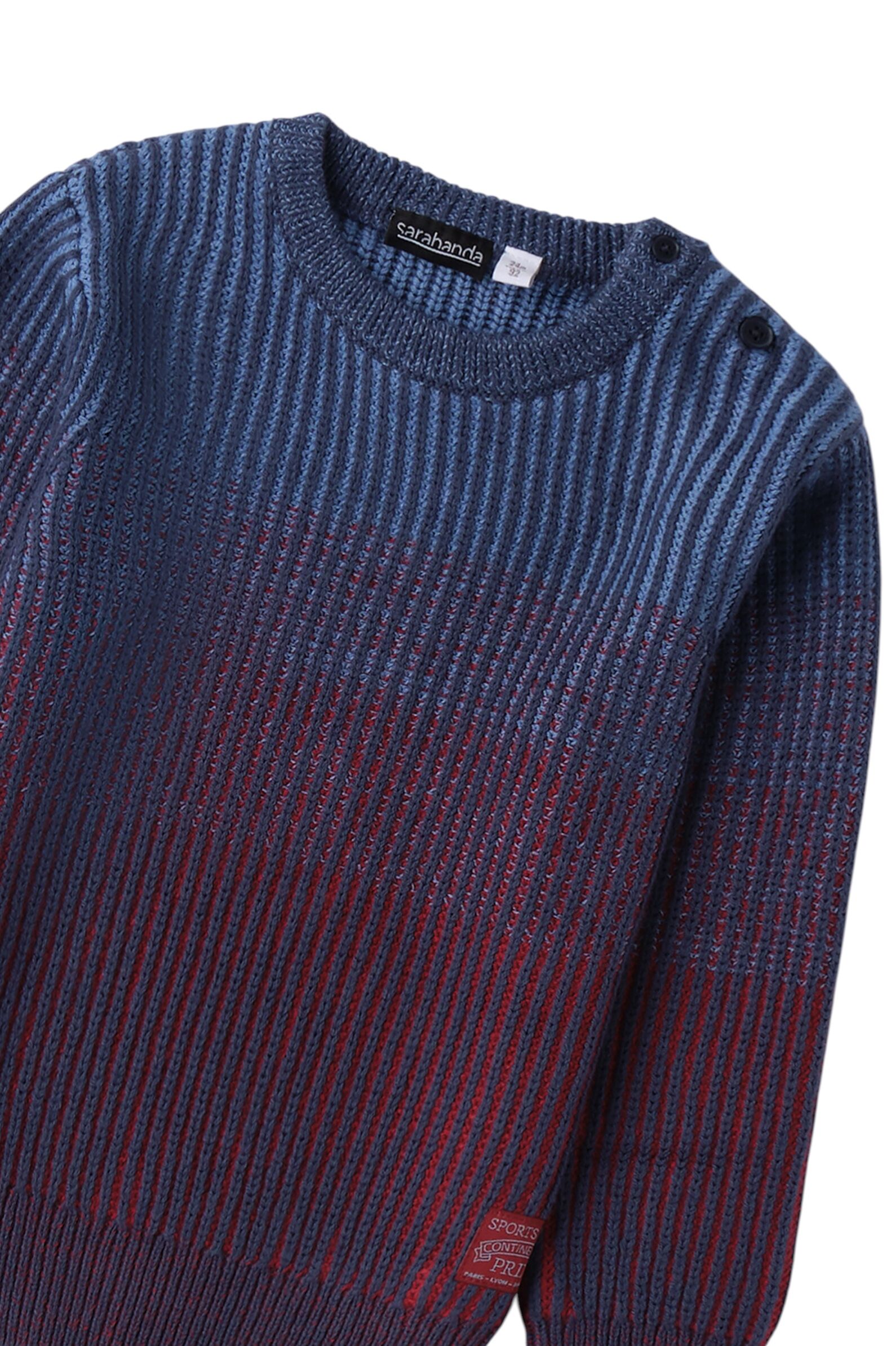 Джемпер мал. АРТ.0.F106.00,син-крас,хл-шер-нейл