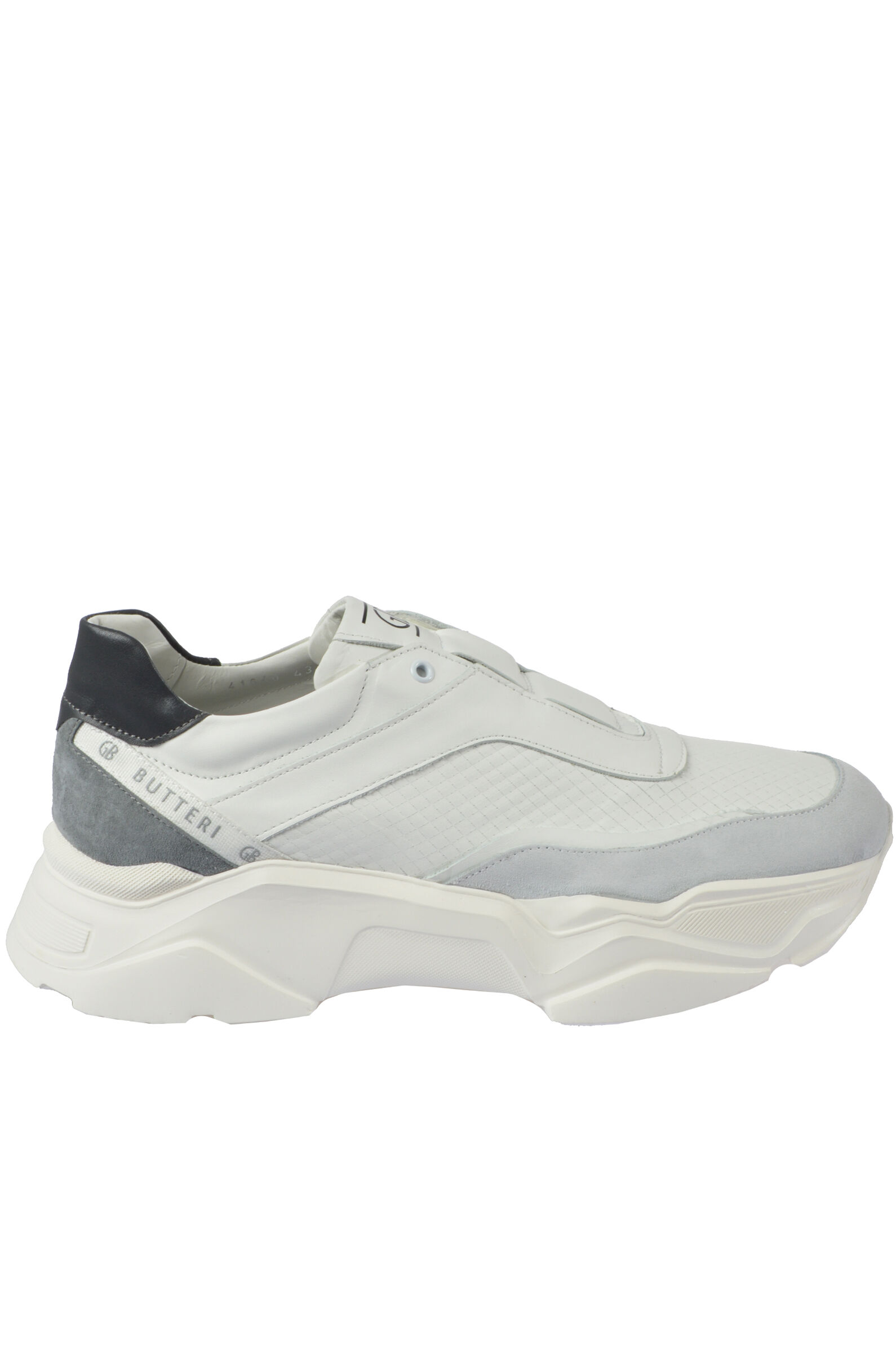 Кроссовки муж. АРТ.41640,бел-сер,н.к-з/н.к