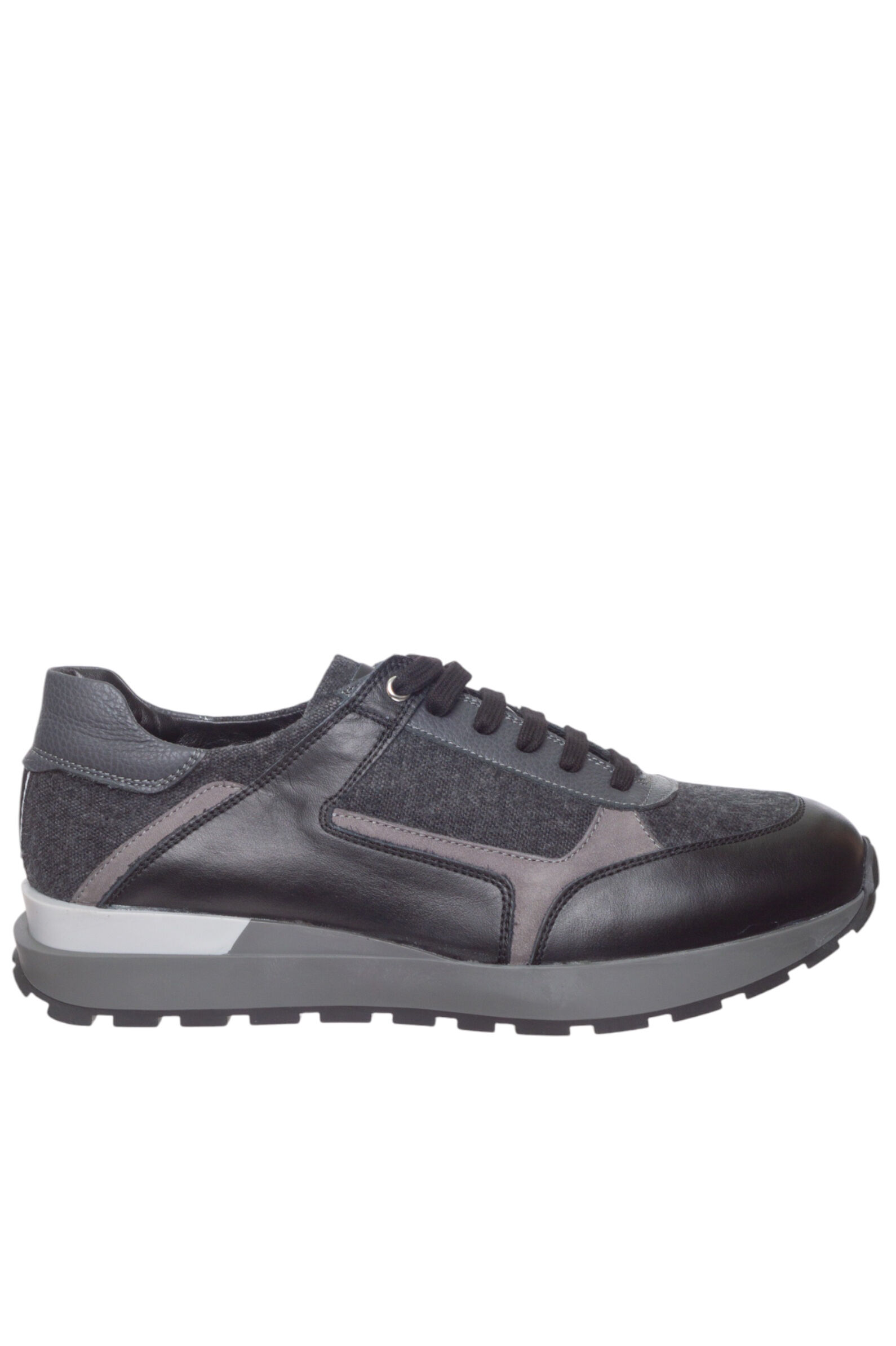 Кроссовки муж. АРТ.Z16638TOLEDO747,сер-чер,н.к-нуб-тек/н.м