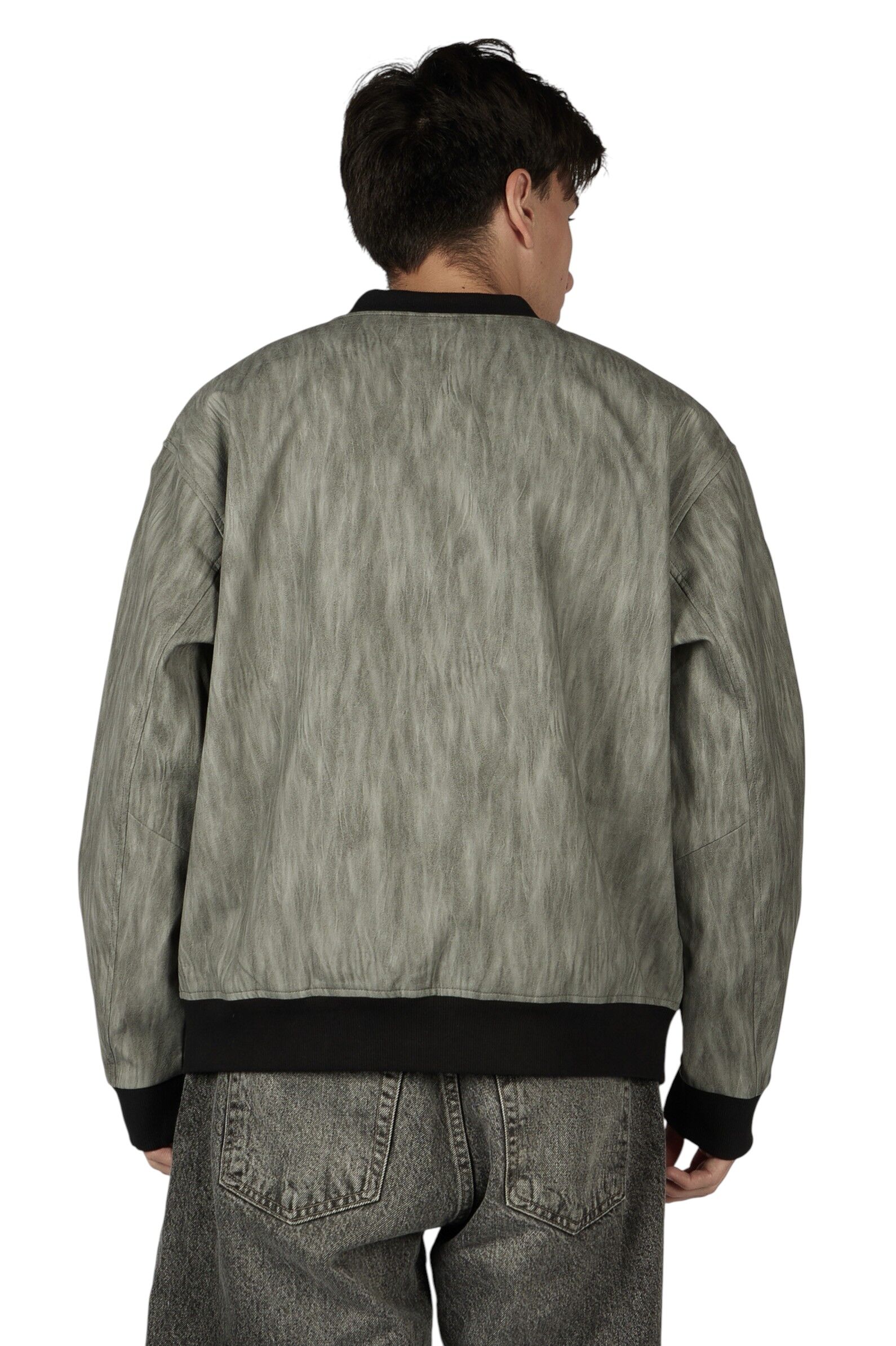 Куртка мал.АРТ.B-JCK36003,сер,экокожа-пэ