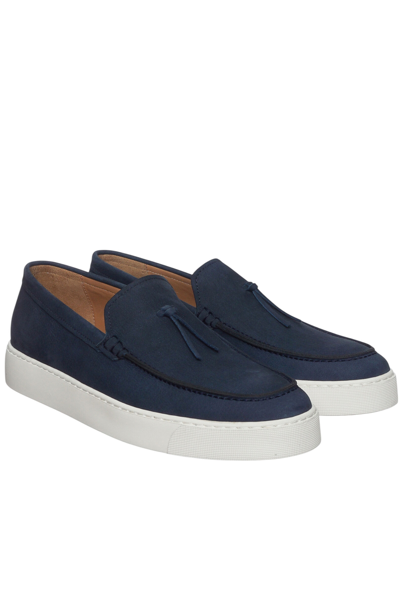 Лоферы муж. АРТ.6742,син,н.нуб/н.к