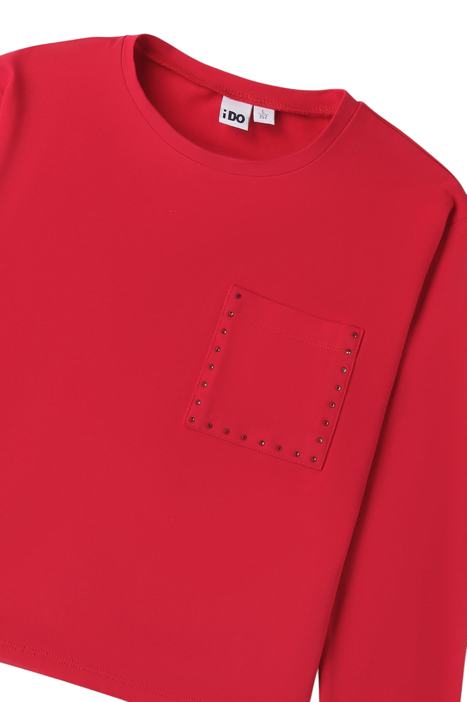 Лонгслив дев. АРТ.4.A860.00,крас,хл-эл