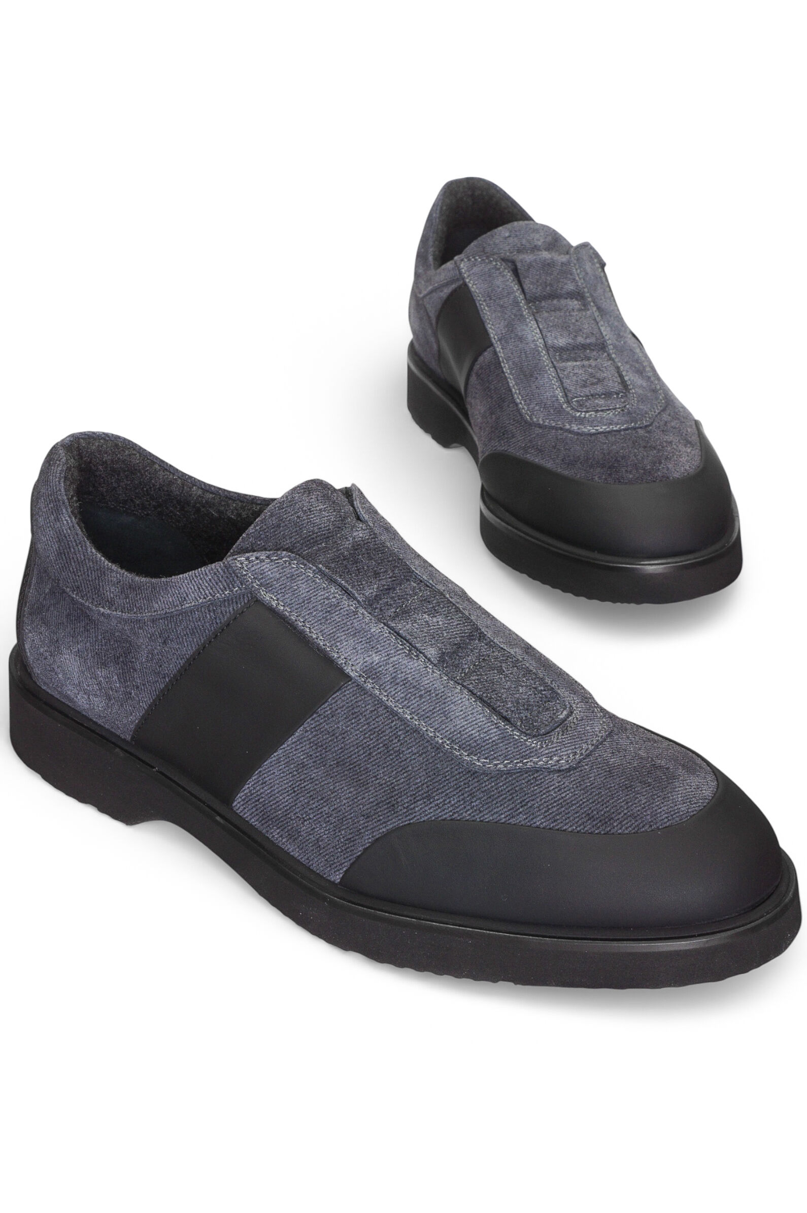 П/ботинки муж. АРТ.7976,син,н.з-к/шер