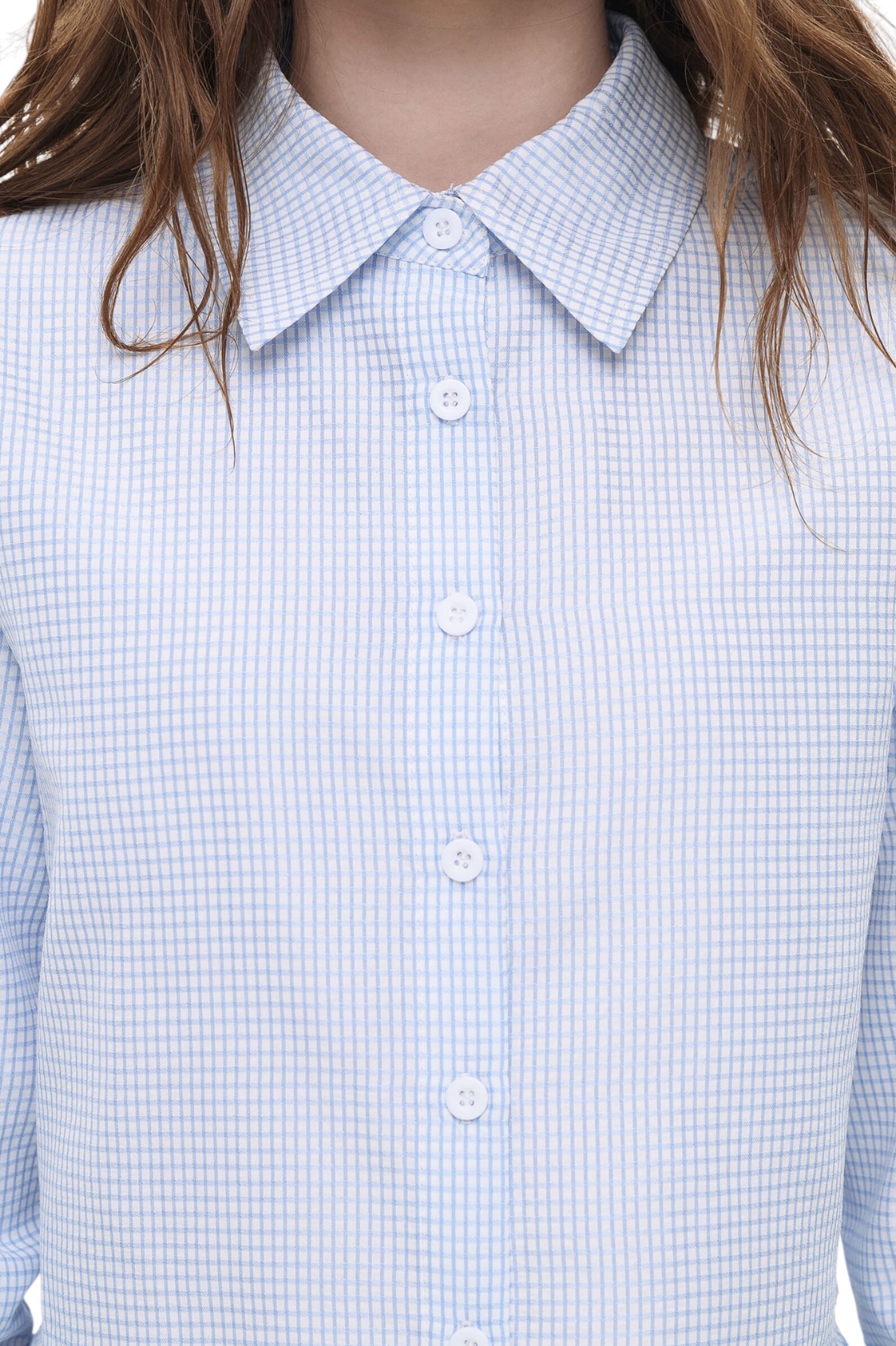 Рубашка дев. АРТ.AA236198,гол-бел,хл-пэ